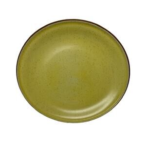 Vintage Premiere Stone Mountain Spun Gold P3303 Yellow Speckle Salad Plate | 8"